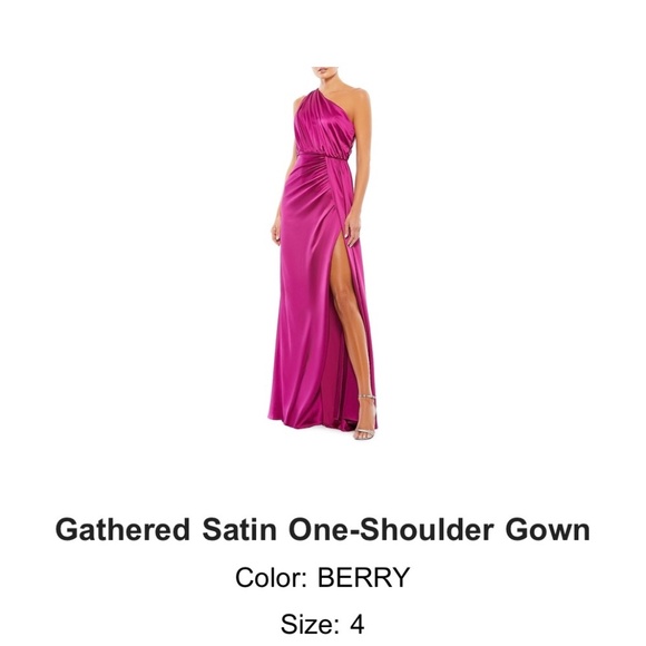 Mac Duggal one shoulder gown - Picture 1 of 2